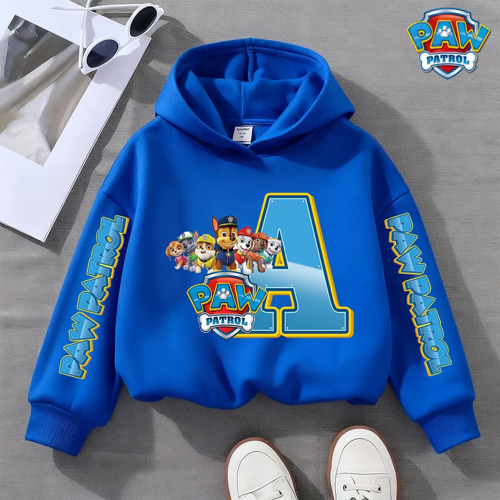 Winter Clothing Name - PAW Patrol Letter A-Z Naam Hoodie