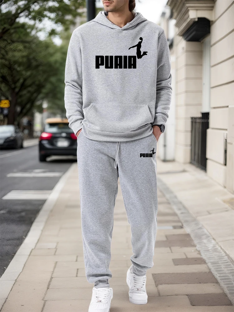 Winter Clothing Gear - Heren Set/Hoodie/Broek 2026 Herfst Winter Casual