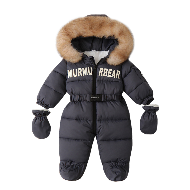 Winter Clothing Baby - Winter Pasgeboren Baby Jumpsuit Dikker Baby