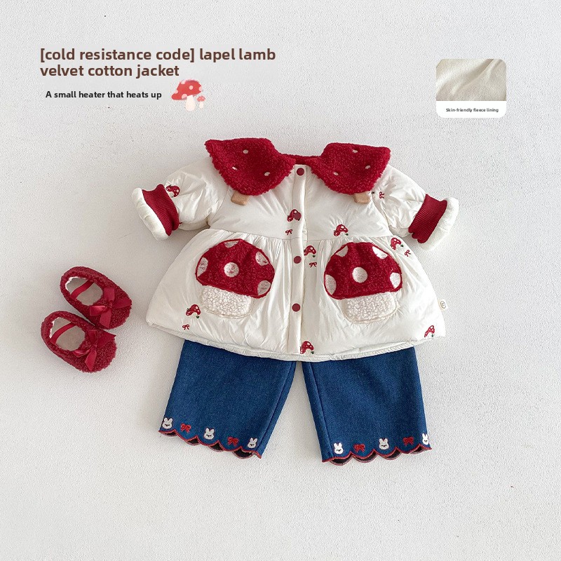 Winter Clothing Baby - Westerse nieuwjaarskleding voor meisjes 2025, nieuwe