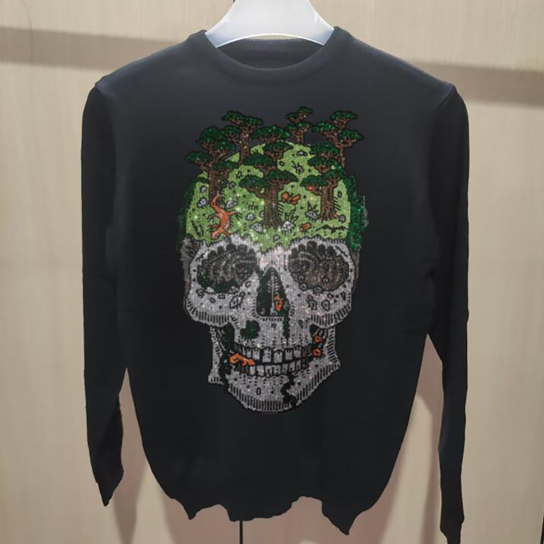 Heren Trui Trendy Merk Skull S - Winter Clothing English recensie en prijs