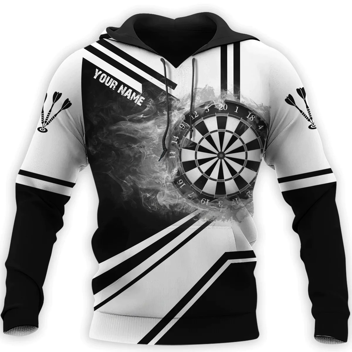 3D Disc Dart Gedrukte Hoodies  - Winter Clothing Name recensie en prijs