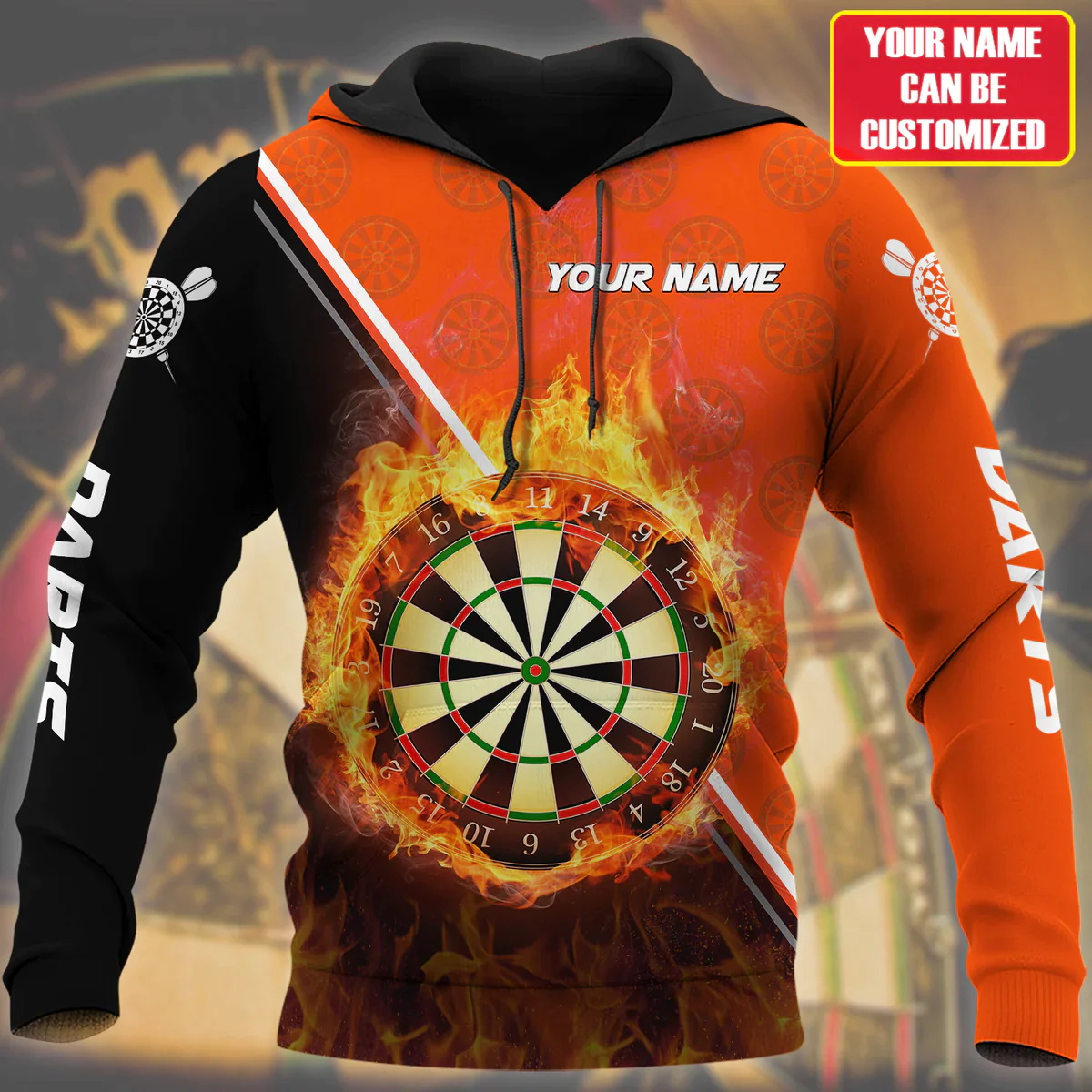 3D Disc Dart Gedrukte Hoodies  - Winter Clothing Name recensie en prijs