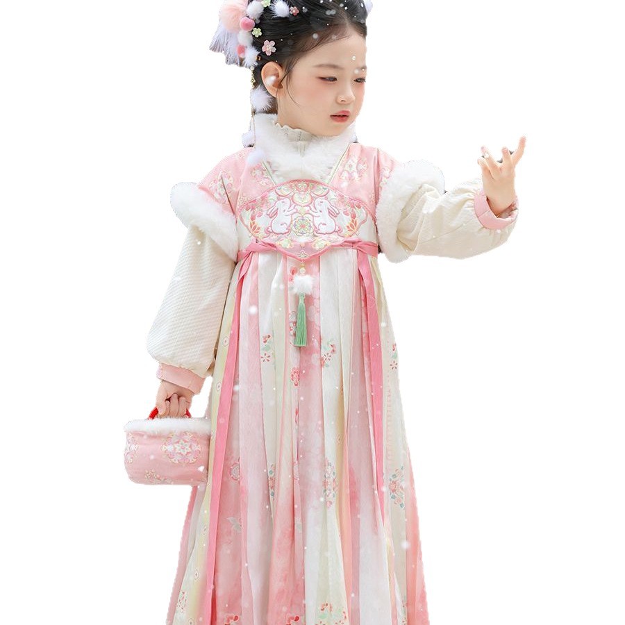 2025 Meisjes Fee Hanfu Kindere - Winter Clothing Baby recensie en prijs