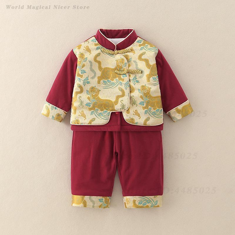 Herfst Winter Dikke Tang Suit  - Winter Clothing Baby recensie en prijs