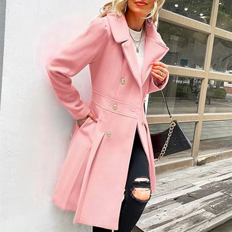 Winter Wollen Dames Trenchcoat - Winter Clothing Sale recensie en prijs
