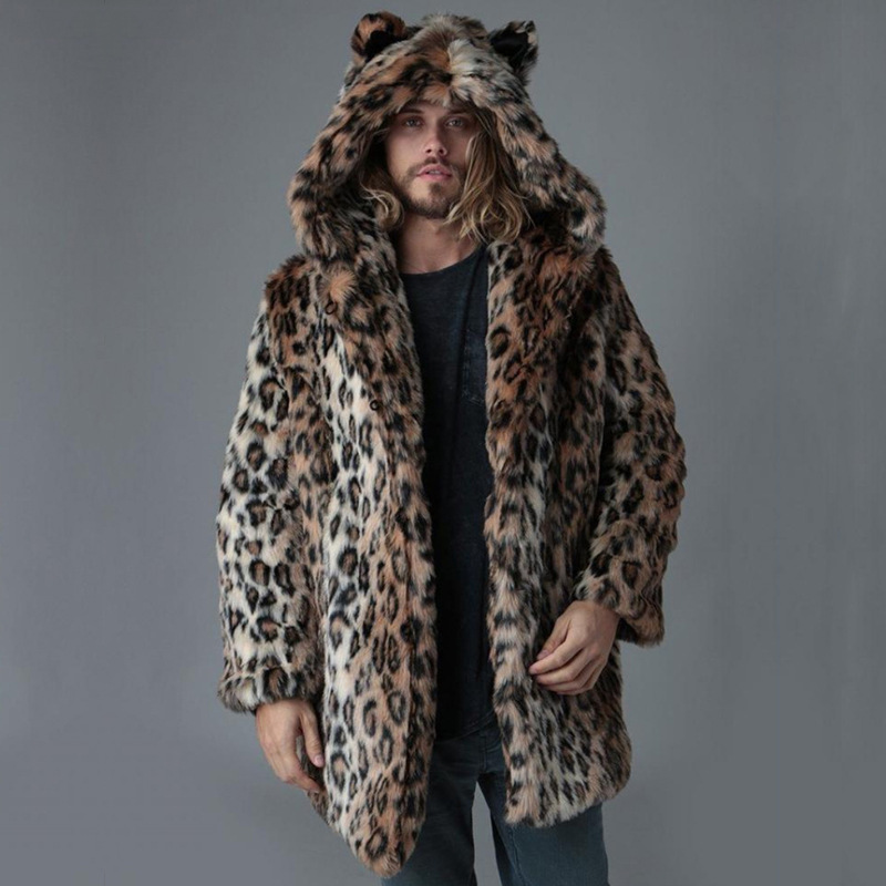 Mannen namaakbont jas winterja - Winter Clothing Matching recensie en prijs