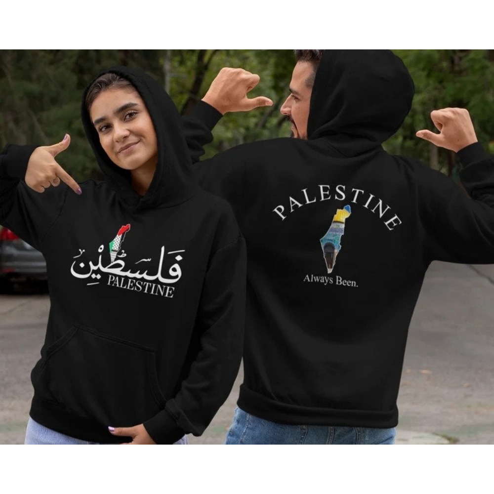 Palestina Hoodie voor/achter b - Winter Clothing Name recensie en prijs