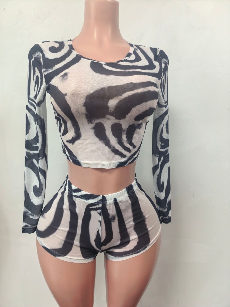 Doyerl Gestreepte Shorts Sets  - Winter Clothing Matching recensie en prijs